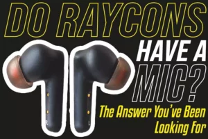 Do Raycons Have A Mic